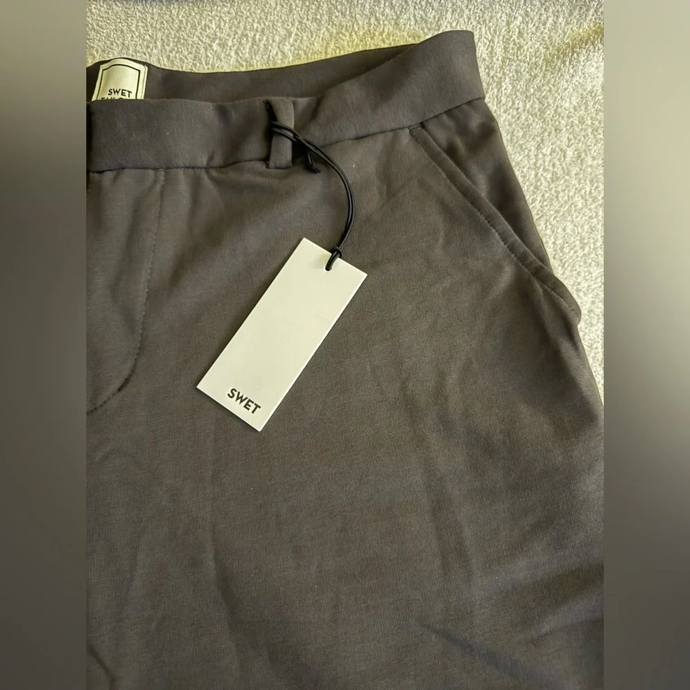 Swet Tailor Men's‎ The Everyday Chino Short in French Grey Waist Size 34 NWT